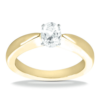 Solitaire Diamond Engagement Ring - view 18