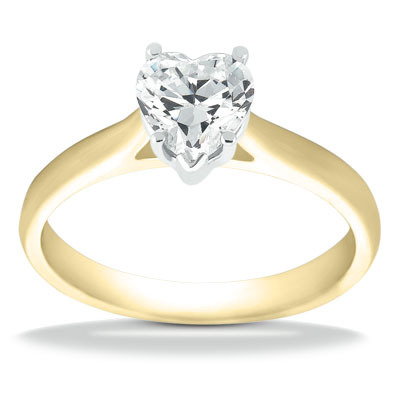 Solitaire Diamond Engagement Ring - view 24