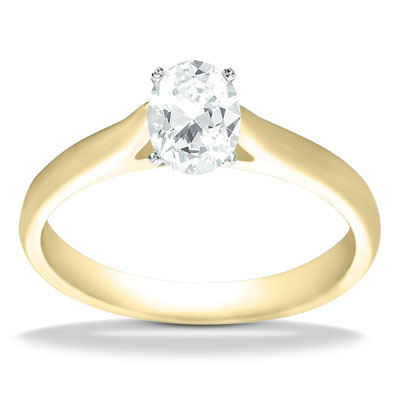 Solitaire Diamond Engagement Ring - view 22