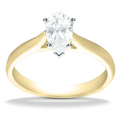 Solitaire Diamond Engagement Ring - view 21