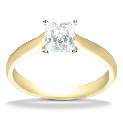 Solitaire Diamond Engagement Ring - view 20