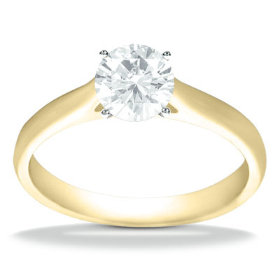 Solitaire Diamond Engagement Ring - view 18