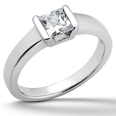 Princess Cut Solitaire Engagement Ring (0.20 ct. - 0.45 ct.) - view 3