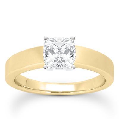 Prong Set Solitaire Diamond Engagement Ring - view 22