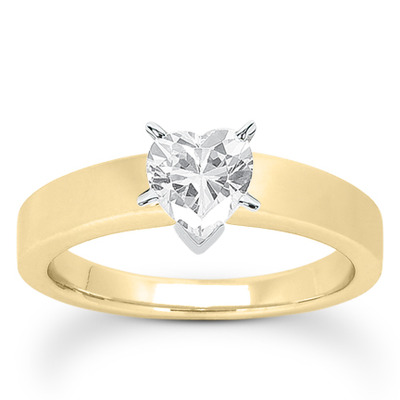 Prong Set Solitaire Diamond Engagement Ring - view 20