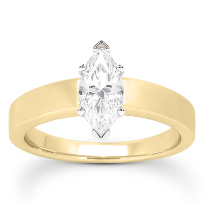 Prong Set Solitaire Diamond Engagement Ring - view 19