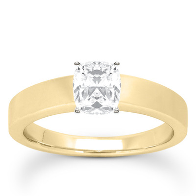 Prong Set Solitaire Diamond Engagement Ring - view 15