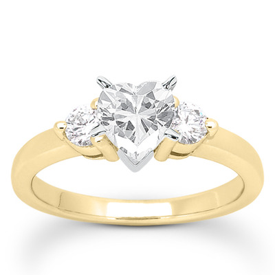 Three Stone Prong Set Diamond Engagement Ring (0.30 ct.tw.) - view 24