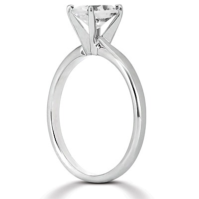 Oval Cut Solitaire Diamond Engagement Ring (0.75 ct.) - view 3