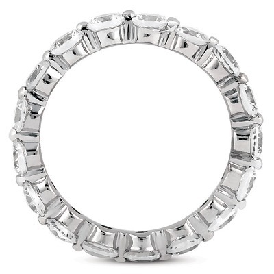 2.10 ct. Refined Diamond Eternity Wedding Band - view 2 of 3