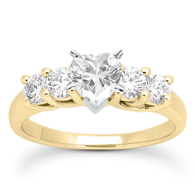 0.70 CT Round Cut Prong Set Diamond Engagement Ring - view 22