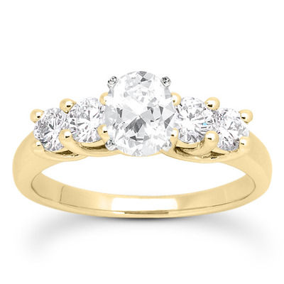 0.70 CT Round Cut Prong Set Diamond Engagement Ring - view 20