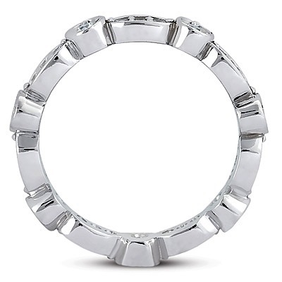 0.42 ct. Diamond Eternity Wedding Band - view 2 of 3