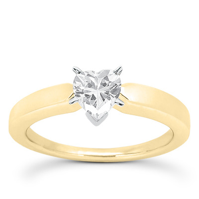 Prong Set Solitaire Diamond Engagement Ring - view 23