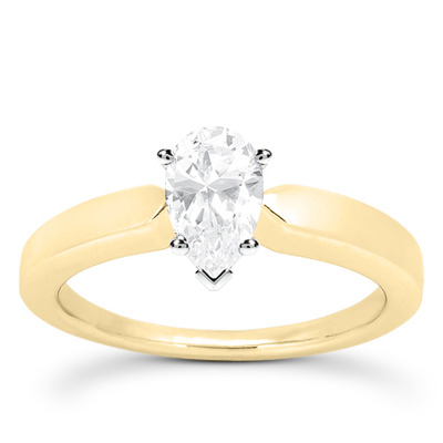 Prong Set Solitaire Diamond Engagement Ring - view 20