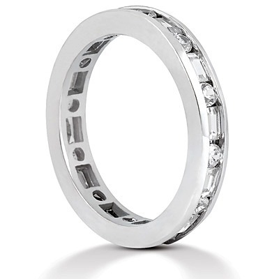 1.43 ct. Diamond Eternity Wedding Band - view 3 of 3