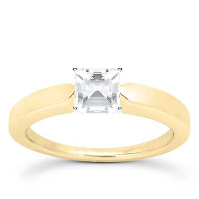 Prong Set Solitaire Diamond Engagement Ring - view 16