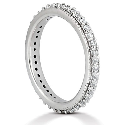 0.36 ct. Diamond Eternity Wedding Band - view 3