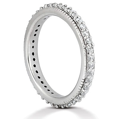 0.36 ct. Diamond Eternity Wedding Band - view 3 of 3