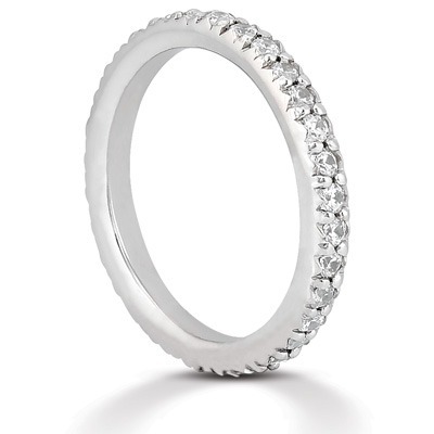 0.58 ct. Diamond Eternity Wedding Band - view 3 of 3