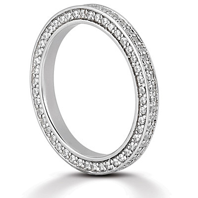 0.63 ct. t.w. Diamond Eternity Wedding Band - view 3