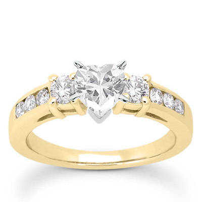 Round Cut Prong Set Diamond Engagement Ring (0.58 ct.tw.) - view 23 of 25