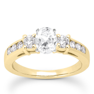 Round Cut Prong Set Diamond Engagement Ring (0.58 ct.tw.) - view 21 of 25