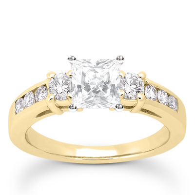 Round Cut Prong Set Diamond Engagement Ring (0.58 ct.tw.) - view 19 of 25