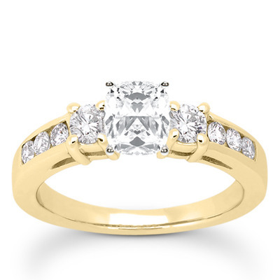 Round Cut Prong Set Diamond Engagement Ring (0.58 ct.tw.) - view 18 of 25