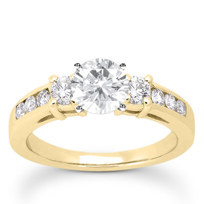 Round Cut Prong Set Diamond Engagement Ring (0.58 ct.tw.) - view 17 of 25