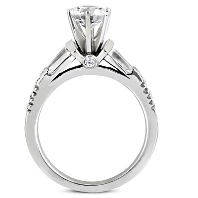 Multi Shape Diamond Engagement Ring (0.82 t.c.w.) - view 2