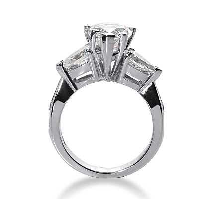 Multi-shape Diamond Engagement Ring (0.68 t.c.w.) - view 24