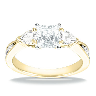 Pear Shaped Diamond Engagement Ring (0.51 t.c.w.) - view 16