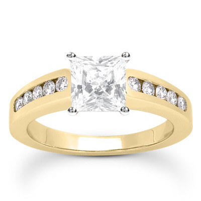 Classic Round Cut Channel Set Diamond Bridal Ring (0.30ct. tw. ) - view 21 of 27