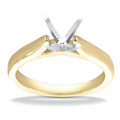 Classic Cathedral Solitaire Diamond Engagement Ring - view 14 of 26