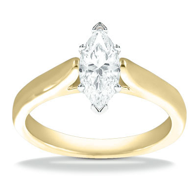 Classic Cathedral Solitaire Diamond Engagement Ring - view 23 of 26