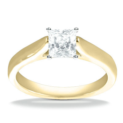 Classic Cathedral Solitaire Diamond Engagement Ring - view 20 of 26