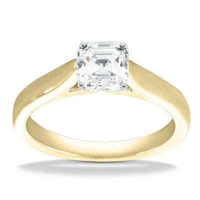 Classic Cathedral Solitaire Diamond Engagement Ring - view 17 of 26