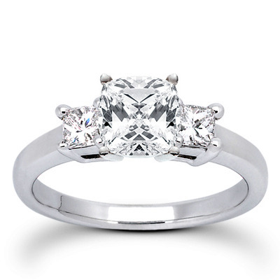 Princesss Cut Prong Set Diamond Engagement Ring (0.34 ct.tw.) - view 25 of 25