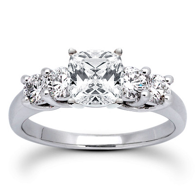 0.70 CT Round Cut Prong Set Diamond Engagement Ring - view 12