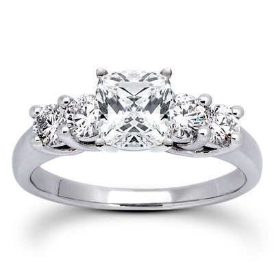 0.70 CT Round Cut Prong Set Diamond Engagement Ring - view 12 of 24