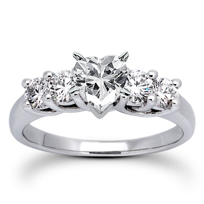 0.70 CT Round Cut Prong Set Diamond Engagement Ring - view 10