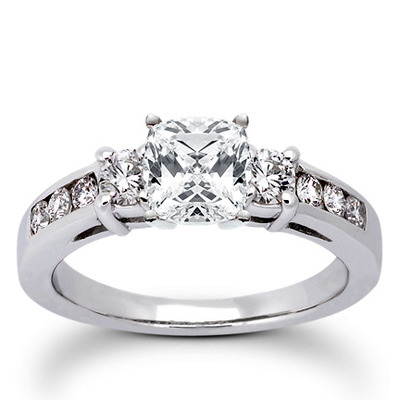 Round Cut Prong Set Diamond Engagement Ring (0.58 ct.tw.) - view 1 of 25