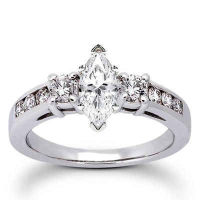 Round Cut Prong Set Diamond Engagement Ring (0.58 ct.tw.) - view 11 of 25