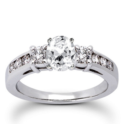 Round Cut Prong Set Diamond Engagement Ring (0.58 ct.tw.) - view 10 of 25