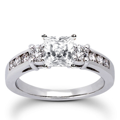 Round Cut Prong Set Diamond Engagement Ring (0.58 ct.tw.) - view 8 of 25