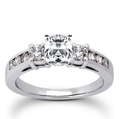 Round Cut Prong Set Diamond Engagement Ring (0.58 ct.tw.) - view 7 of 25