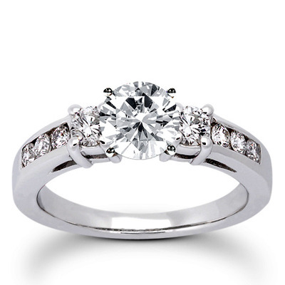 Round Cut Prong Set Diamond Engagement Ring (0.58 ct.tw.) - view 6 of 25