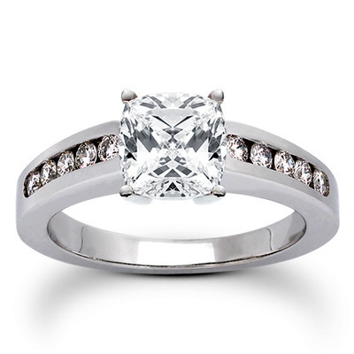 Classic Round Cut Channel Set Diamond Bridal Ring (0.30ct. tw. ) - view 16 of 27