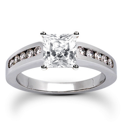 Classic Round Cut Channel Set Diamond Bridal Ring (0.30ct. tw. ) - view 10 of 27